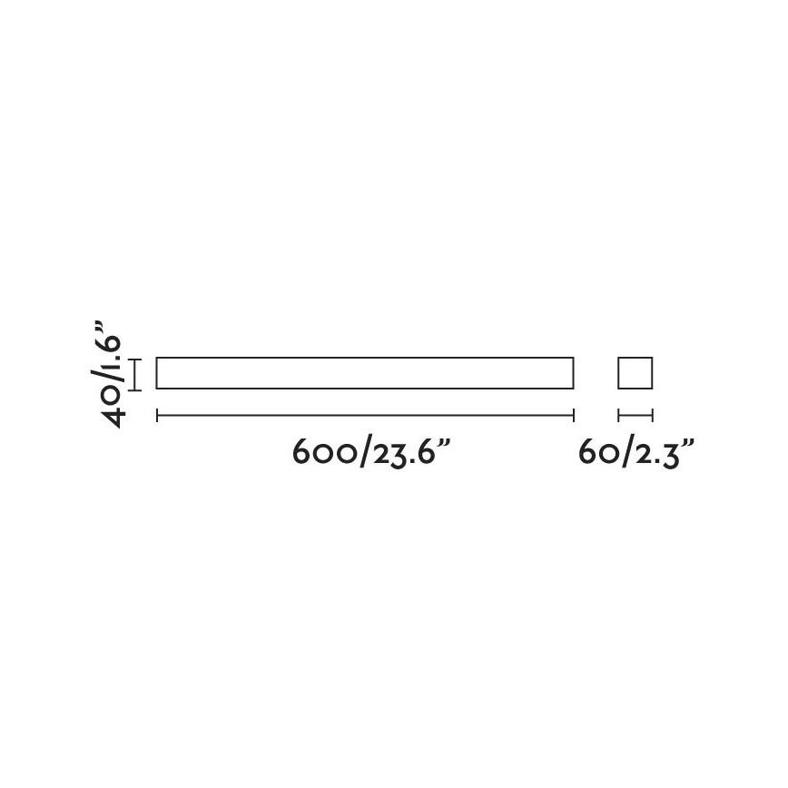 FARO 63316 - Iluminação de espelho de casa de banho LED NILO-1 LED/12W/230V IP44 preta