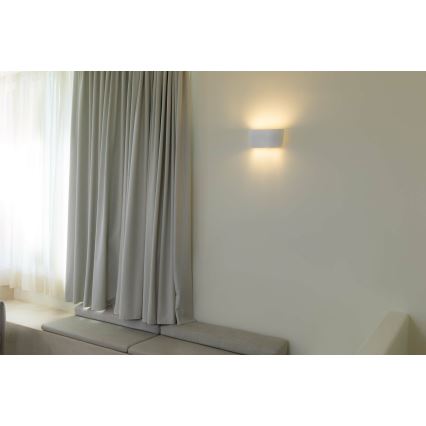 FARO 63430 - Iluminação de parede KAPPU 2xE14/7W/230V 16,8x30 cm branco