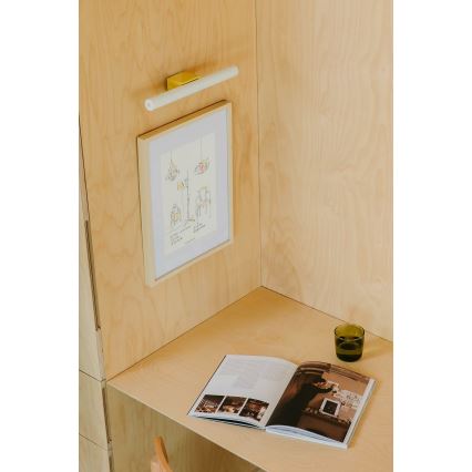 FARO 63549 - Iluminação de espelho para casa de banho LED CALMA LED/5W/230V IP44 amarelo