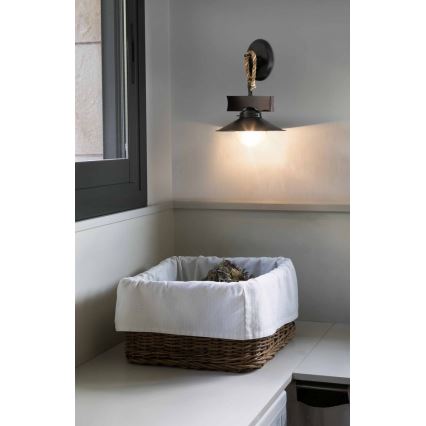 FARO 68138 - Luz de parede NUDOS 1xE27/60W/100-240V