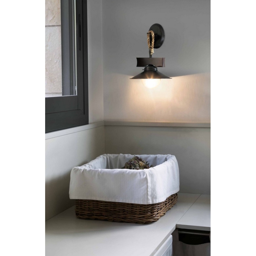 FARO 68138 - Luz de parede NUDOS 1xE27/60W/100-240V