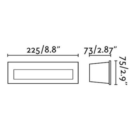 FARO 70271 - Iluminação suspensa de teto exterior LED NAT LED/8W/230V