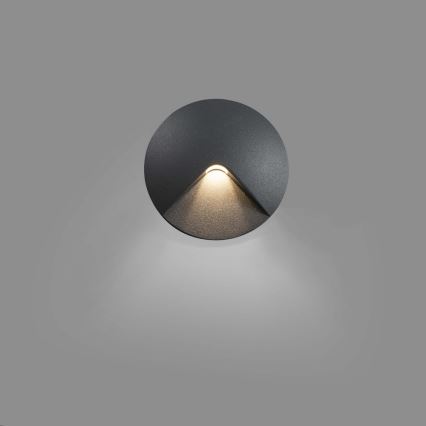FARO 70397 - Luz de parede LED de exterior UVE LED/2W/230V IP44