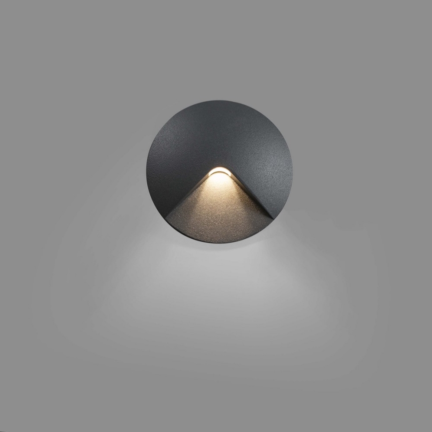 FARO 70397 - Luz de parede LED de exterior UVE LED/2W/230V IP44