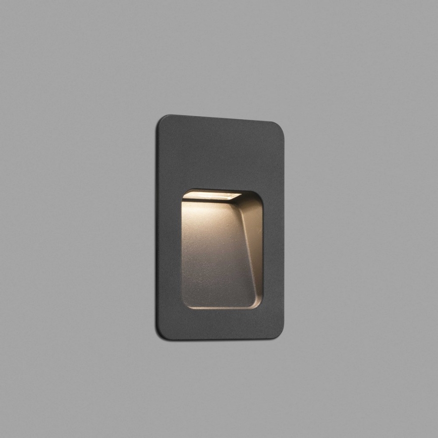 FARO 70399 - Luz de parede LED de exterior NASE-2 LED LED/3W/230V IP44