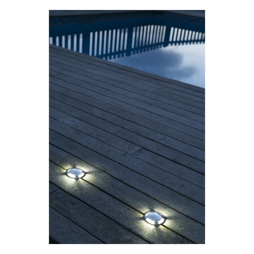 FARO 70564 - Foco de encastrar exterior LED KEENAN-3 LED/1W/12V IP67