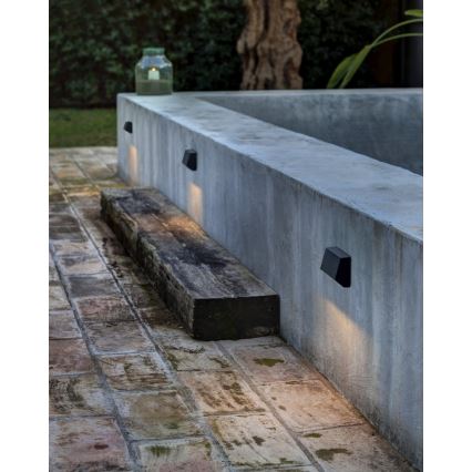 FARO 70657 - Luz de parede LED de exterior MUST-1 LED/2W/230V IP65