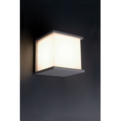 FARO 70689 - Luz de parede de exterior KUBICK 1xE27/60W/100-240V IP44