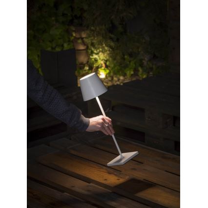 FARO 70775 - Lâmpada de mesa de toque LED exterior TOC LED/2,2W/3,7V/230V IP54