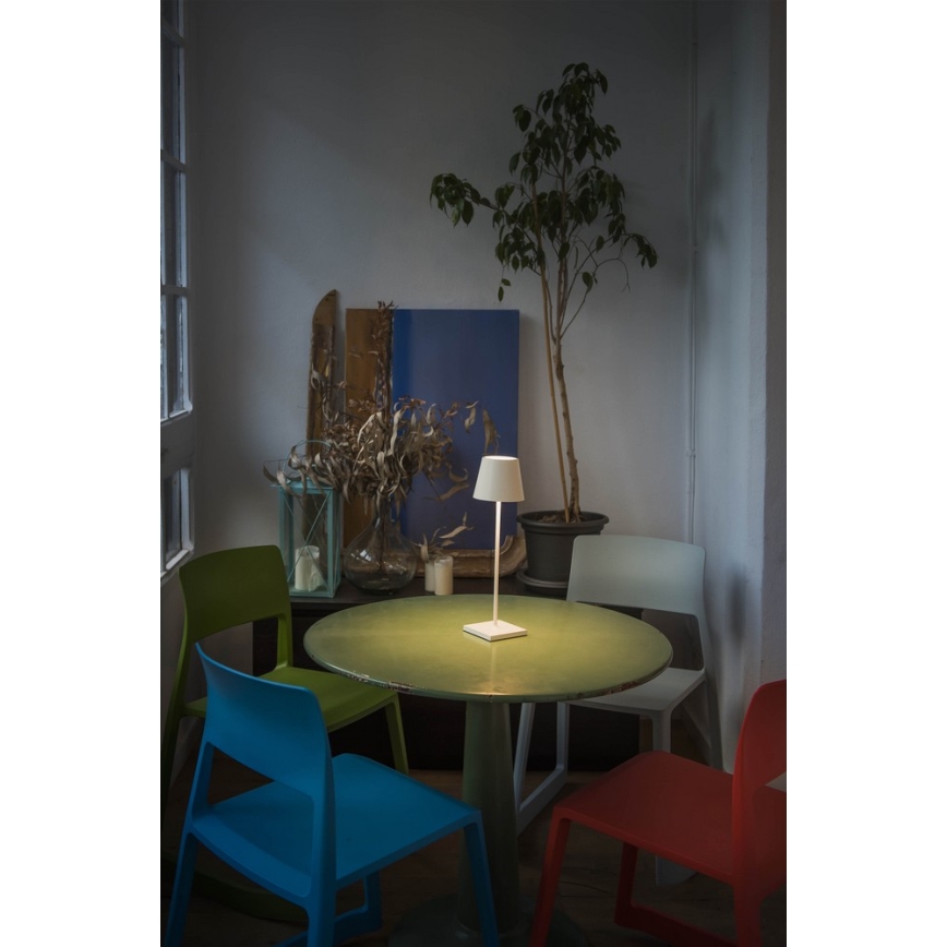 FARO 70775 - Lâmpada de mesa de toque LED exterior TOC LED/2,2W/3,7V/230V IP54
