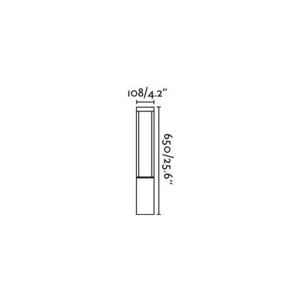 FARO 70842 - Candeeiro exterior LED AGRA LED/9W/230V IP55 antracite