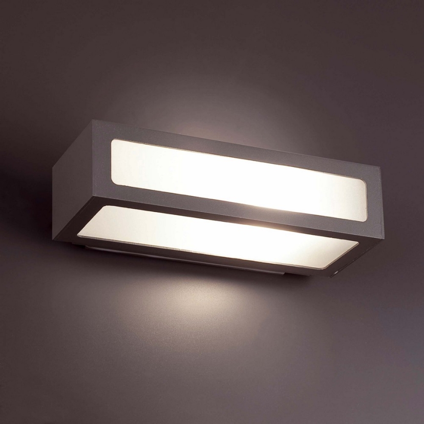 FARO 70887 - Luz de parede de exterior NATRON 1xE27/100W/230V IP54