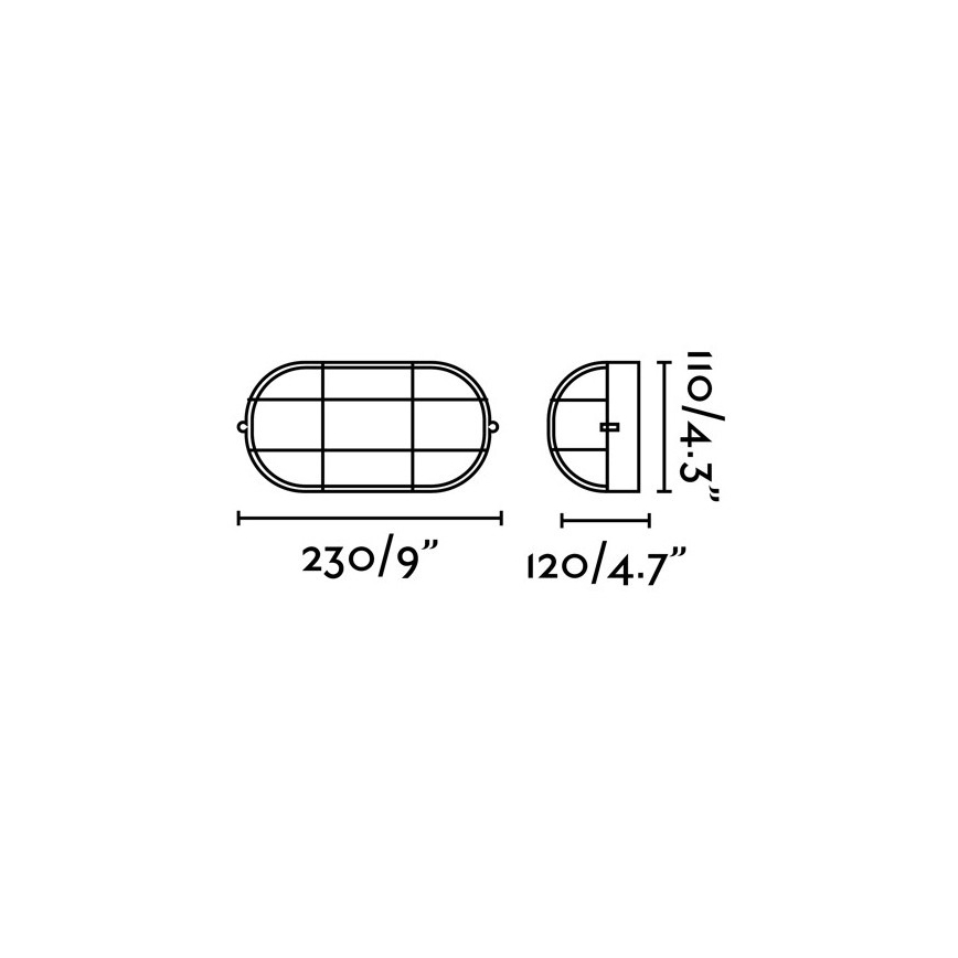 FARO 70998 - Luz de parede de exterior CABO 1xE27/60W/230V IP65