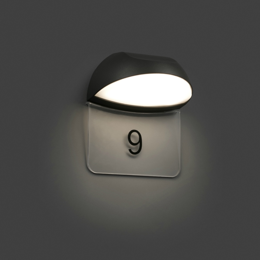 FARO 71197 - Luz de parede LED de exterior NUM 1xLED/7W/230V IP54