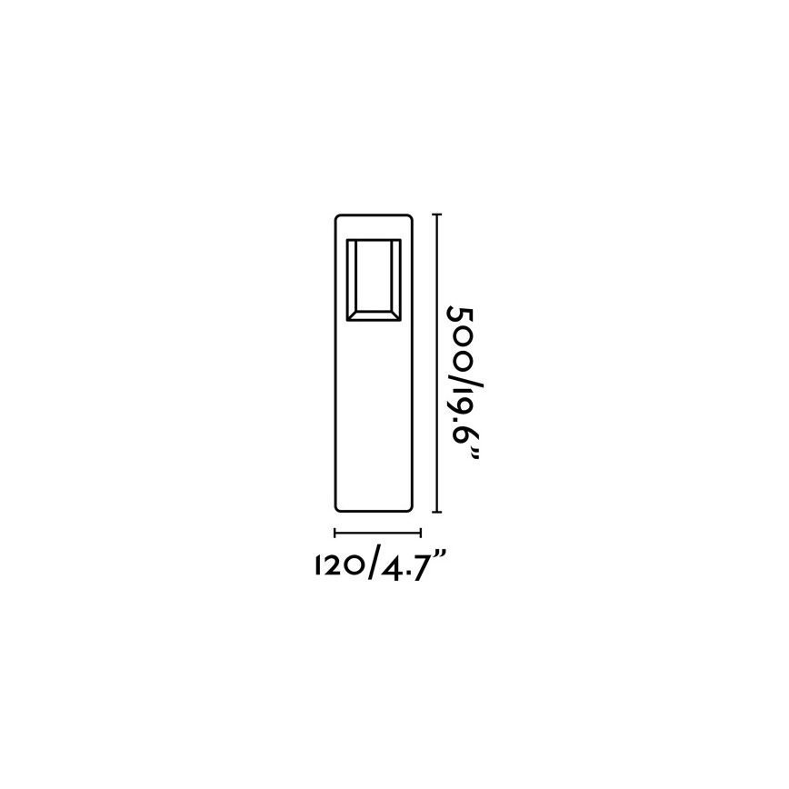 FARO 71199 - Candeeiro LED de exterior NAYA LED/8W/230V IP54