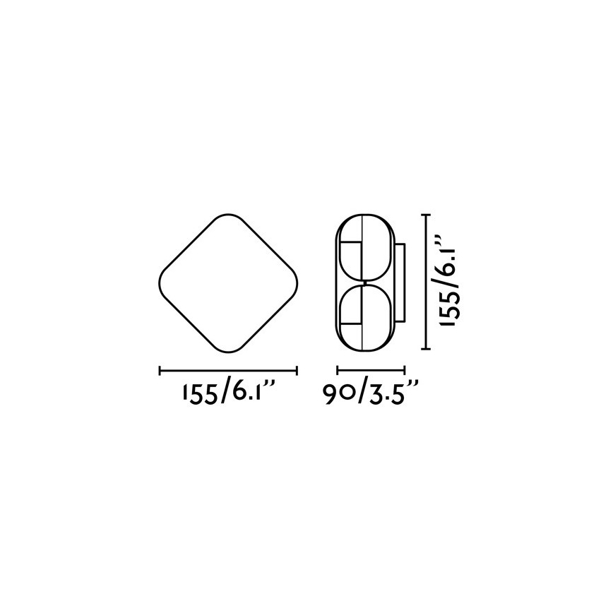 FARO 71212 - Luz de parede LED de exterior BU-OH LED/12W/230V IP65