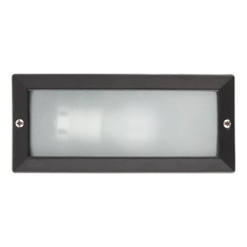 FARO 71491 - Iluminação embutida exterior LISO 1xE27/40W/230V IP44