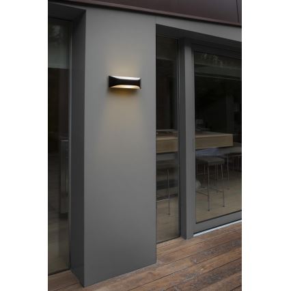 FARO 71519 - Luz de parede de exterior VIEW 1xE27/15W/100-240V IP54