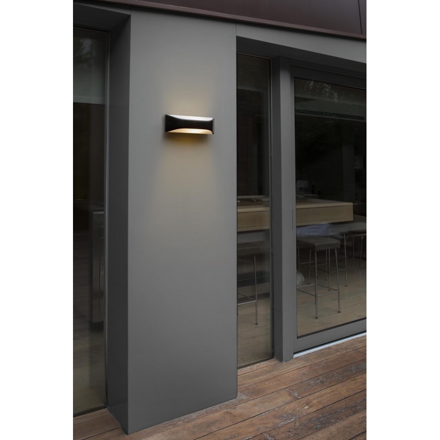 FARO 71519 - Luz de parede de exterior VIEW 1xE27/15W/100-240V IP54