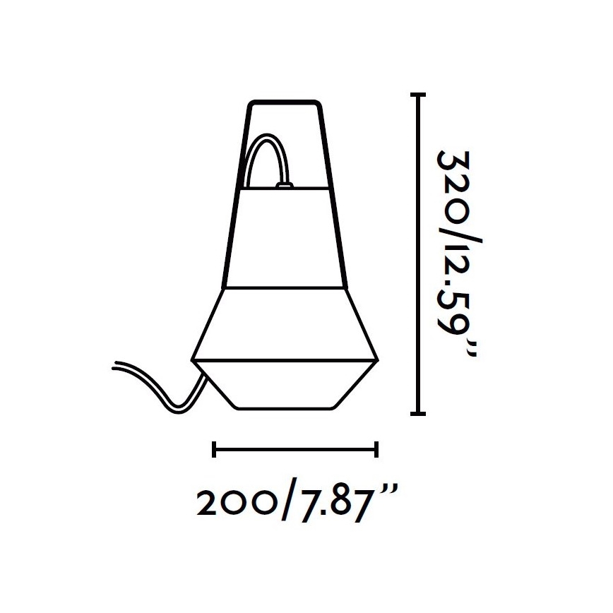 FARO 71562 - Luz pendente de exterior CAT 1xE27/20W/230V IP54