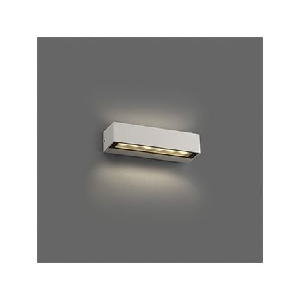 FARO 71900 - Iluminação de parede exterior LED DORO 2xLED/6,5W/230V IP65