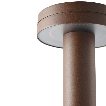 FARO 71949 - Candeeiro exterior LED ESPOT LED/9W/230V 2200/2700/3200/4000K IK07 IP65 60 cm castanho