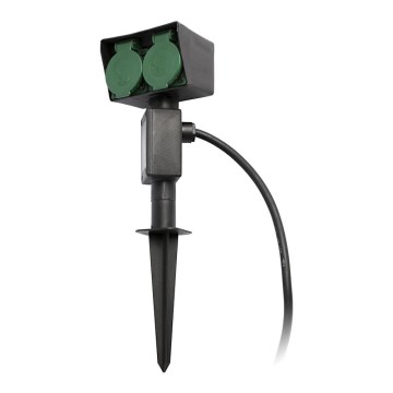 FARO 73100 - Tomadas exteriores GARTEN-1 2x/230V IP44