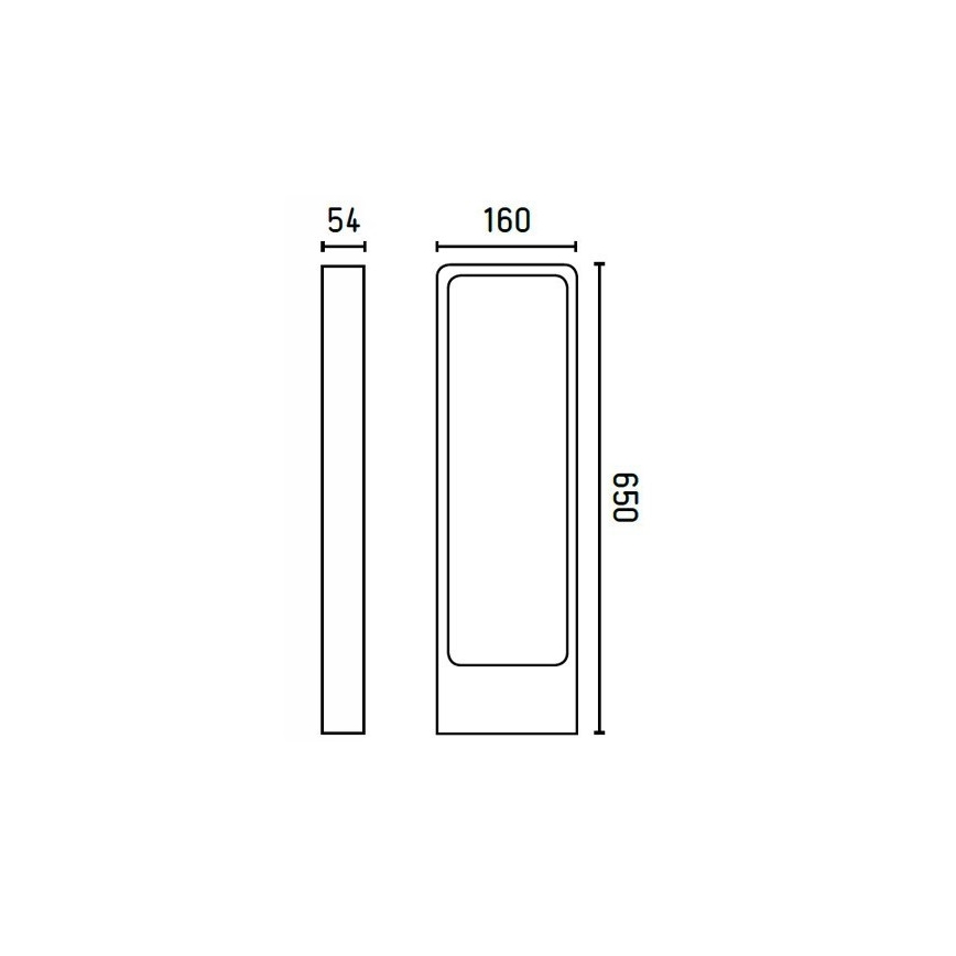 FARO 75520 - Candeeiro LED de exterior DAS LED/5W/230V IP54