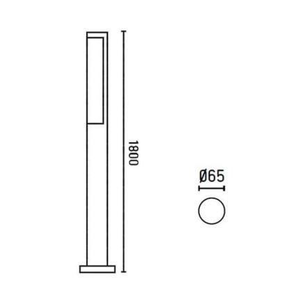 FARO 75524 - Candeeiro LED de exterior BERET-3 LED/16W/230V IP54