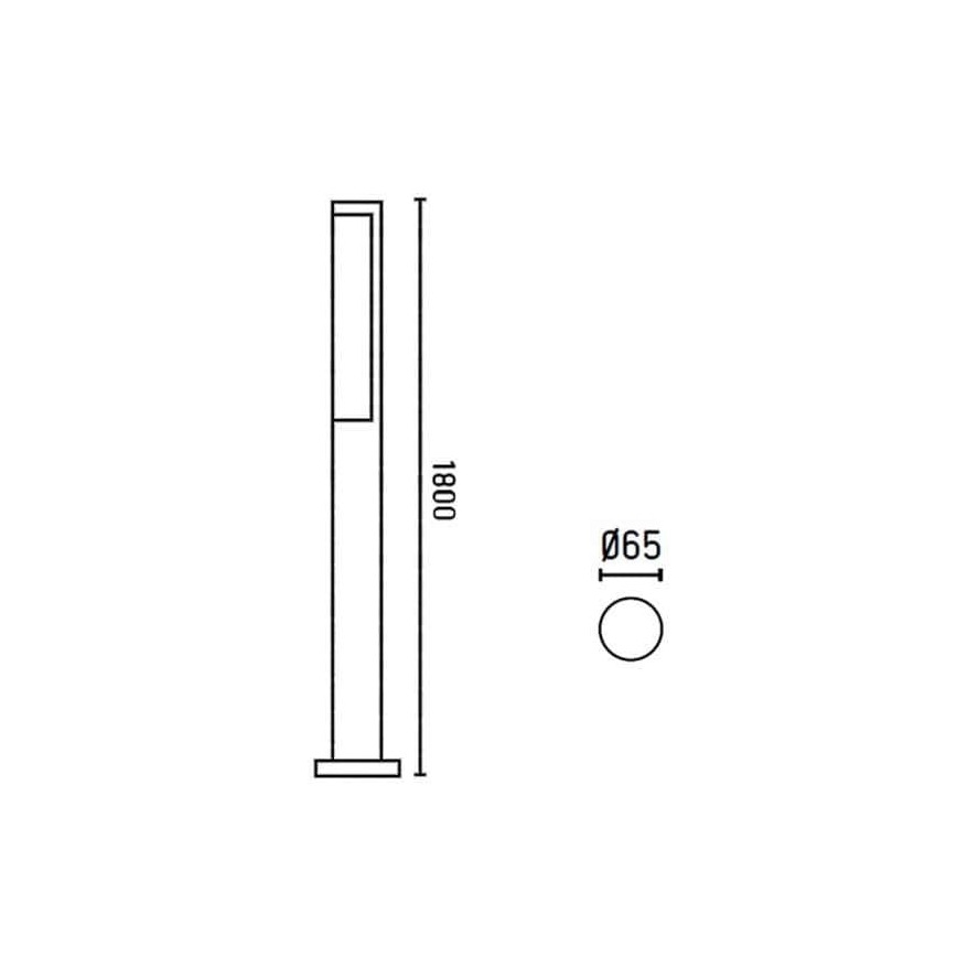 FARO 75524 - Candeeiro LED de exterior BERET-3 LED/16W/230V IP54