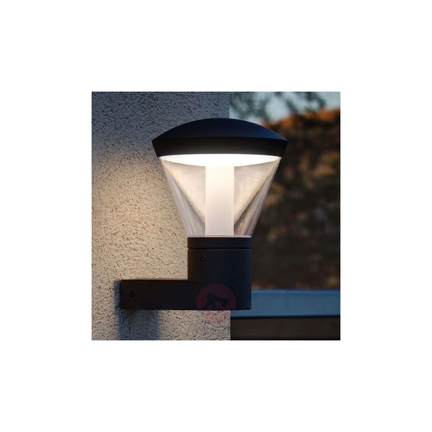 FARO 75536 - Luz de parede LED de exterior SHELBY LED/10W/230V IP44