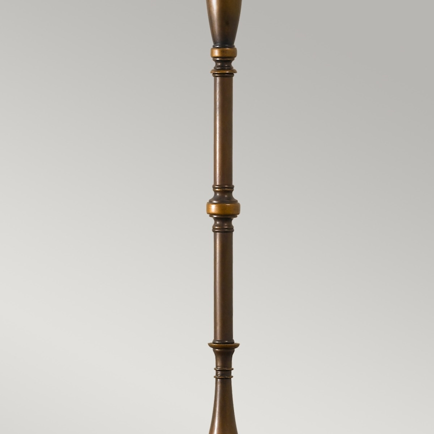 Feiss - Candeeiro de chão LINCOLNDALE 1xE27/60W/230V bronze/bege