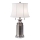 Feiss - Candeeiro de mesa STATEROOM 2xE27/60W/230V prateado
