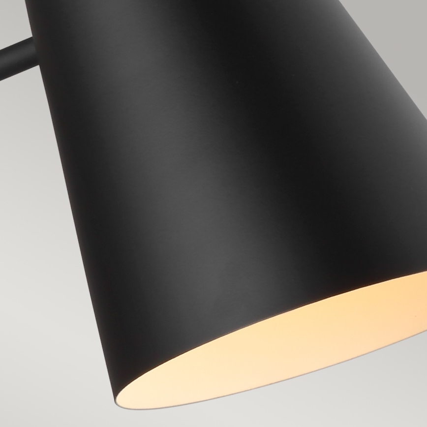 Feiss - Candeeiro de parede SIMON 1xE27/60W/230V preto/dourada