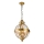 Feiss - Candeeiro suspenso ADAMS 3xE14/60W/230V dourado