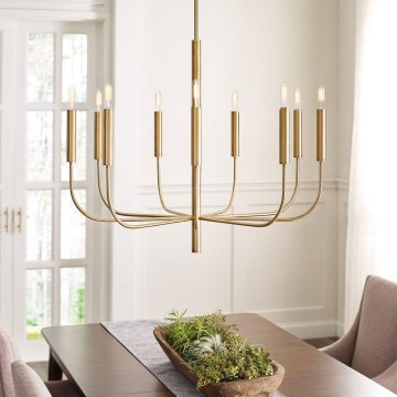 Feiss - Candeeiro suspenso BRIANNA 9xE14/60W/230V