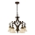 Feiss - Candeeiro suspenso DRAWING ROOM 5xE27/60W/230V