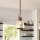 Feiss - Candeeiro suspenso HOBSON 1xE27/60W/230V bronze