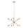 Feiss - Candeeiro suspenso LED JAX 10xG9/3W/230V dourado