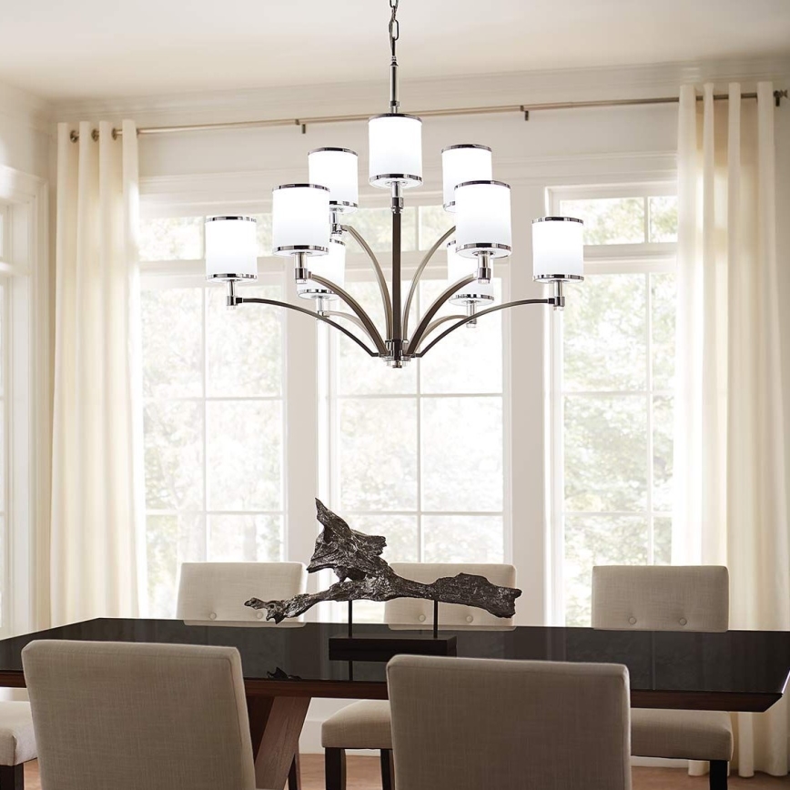 Feiss - Candeeiro suspenso PROSPECT PARK 9xE27/60W/230V