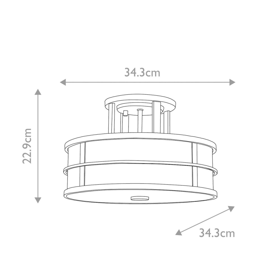 Feiss - Candelabro integrado FUSION 3xE27/60W/230V