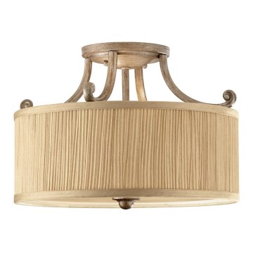 Feiss - Candelabro montado à superfície ABBEY 3xE27/100W/230V bege