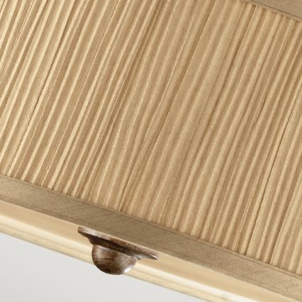 Feiss - Candelabro montado à superfície ABBEY 3xE27/100W/230V bege