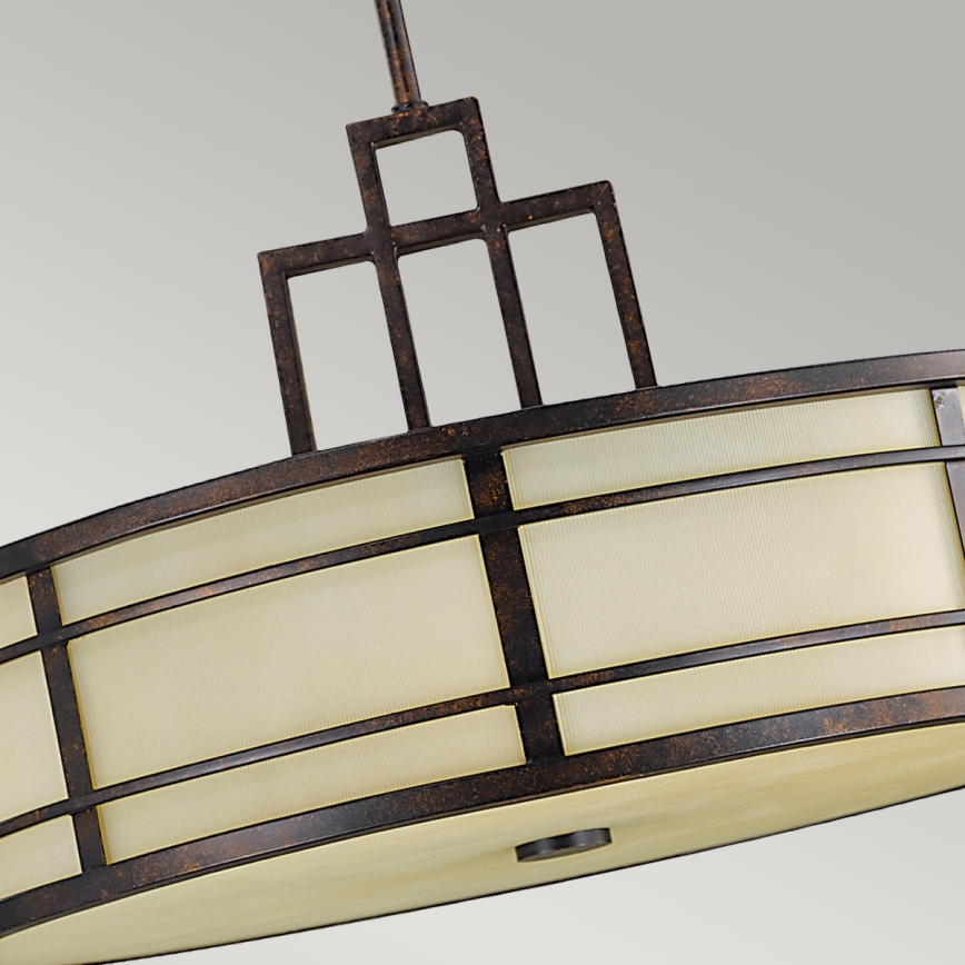 Feiss - Candelabro suspenso FUSION 3xE27/60W/230V