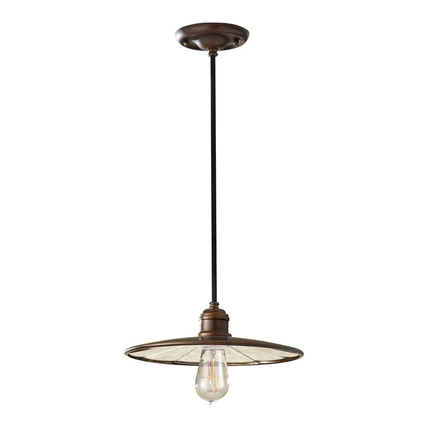 Feiss - Candelabro suspenso URBAN RENEWAL 1xE27/60W/230V bronze