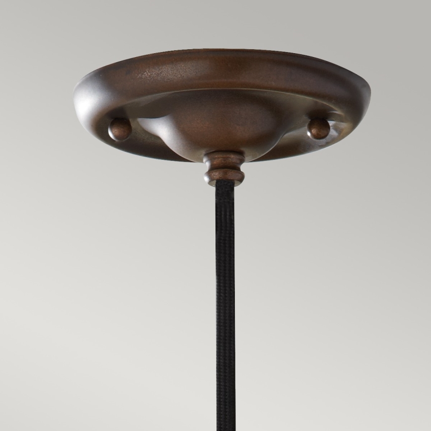 Feiss - Candelabro suspenso URBAN RENEWAL 1xE27/60W/230V bronze