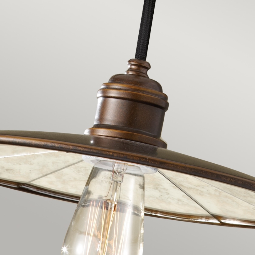 Feiss - Candelabro suspenso URBAN RENEWAL 1xE27/60W/230V bronze