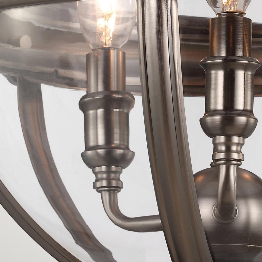Feiss - Candeeiro suspenso ADAMS 3xE14/60W/230V bronze