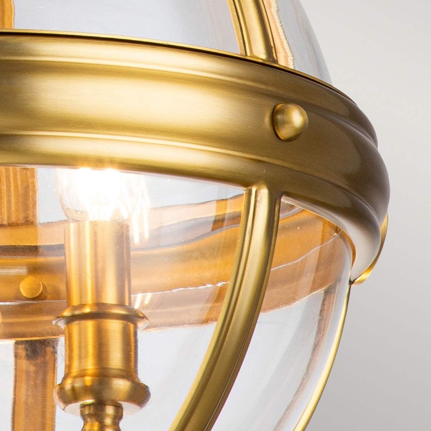 Feiss - Candeeiro suspenso ADAMS 3xE14/60W/230V dourado