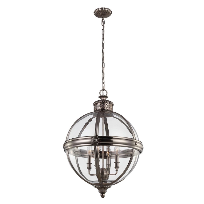 Feiss - Candeeiro suspenso ADAMS 4xE14/60W/230V bronze